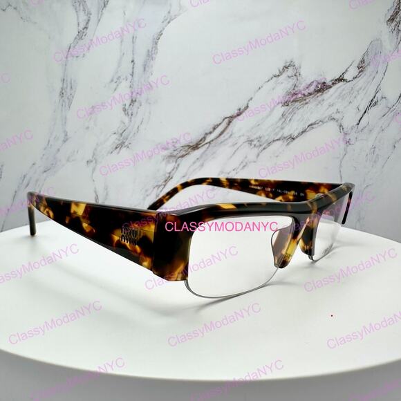 NEW MIU MIU Sunglasses Brown Tortoise Vedette Seen On Kylie Jenner New main image 11